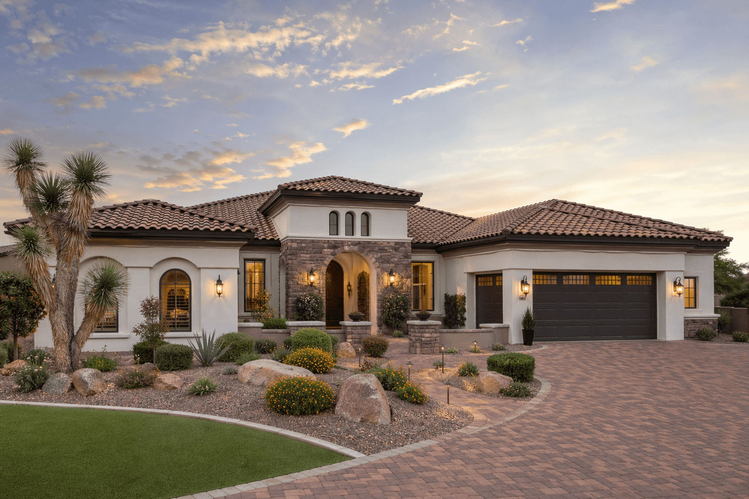 Arcadia-area home exterior.